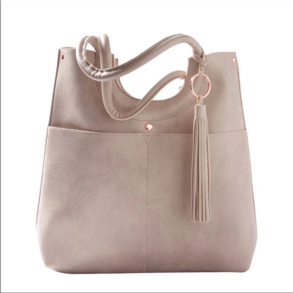 NIB Ulta Beauty Large Stone Colored Tote Bag - Picture 1 of 7